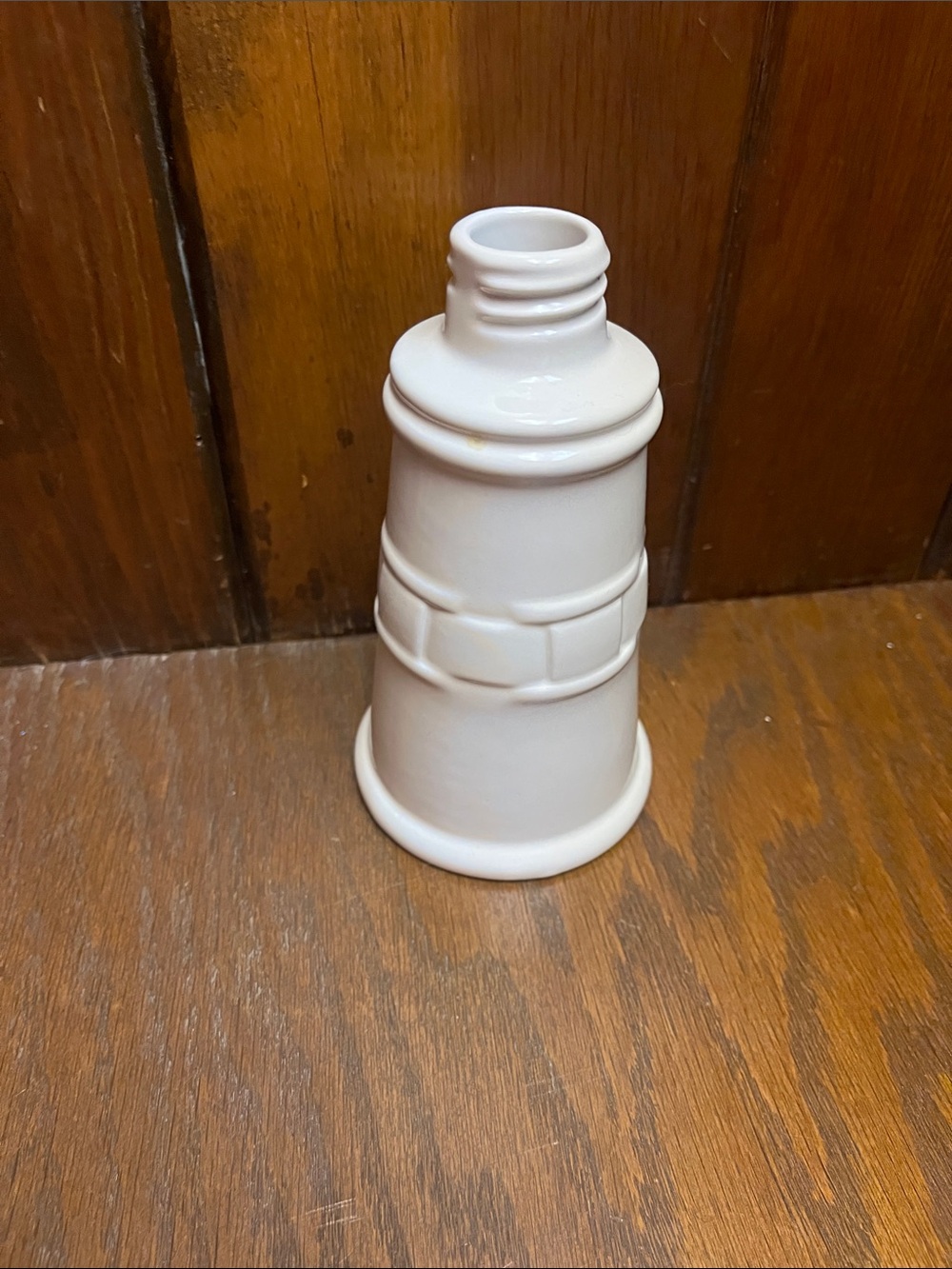 Cream Ceramic Longaberger Soap/Lotion Bottle Without Pump